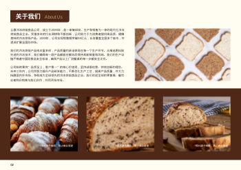 冷冻烘焙食品横版产品画册模板 - 第2页