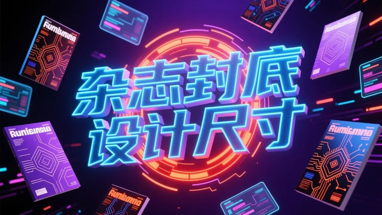 杂志封底设计尺寸封面图