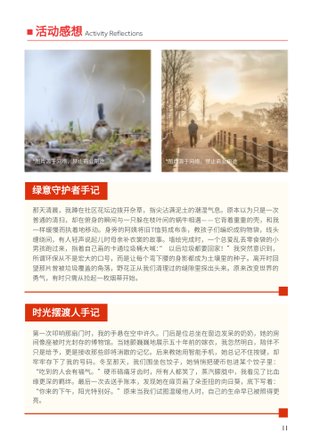 福利院社会实践活动纪实手册模板 - 第11页