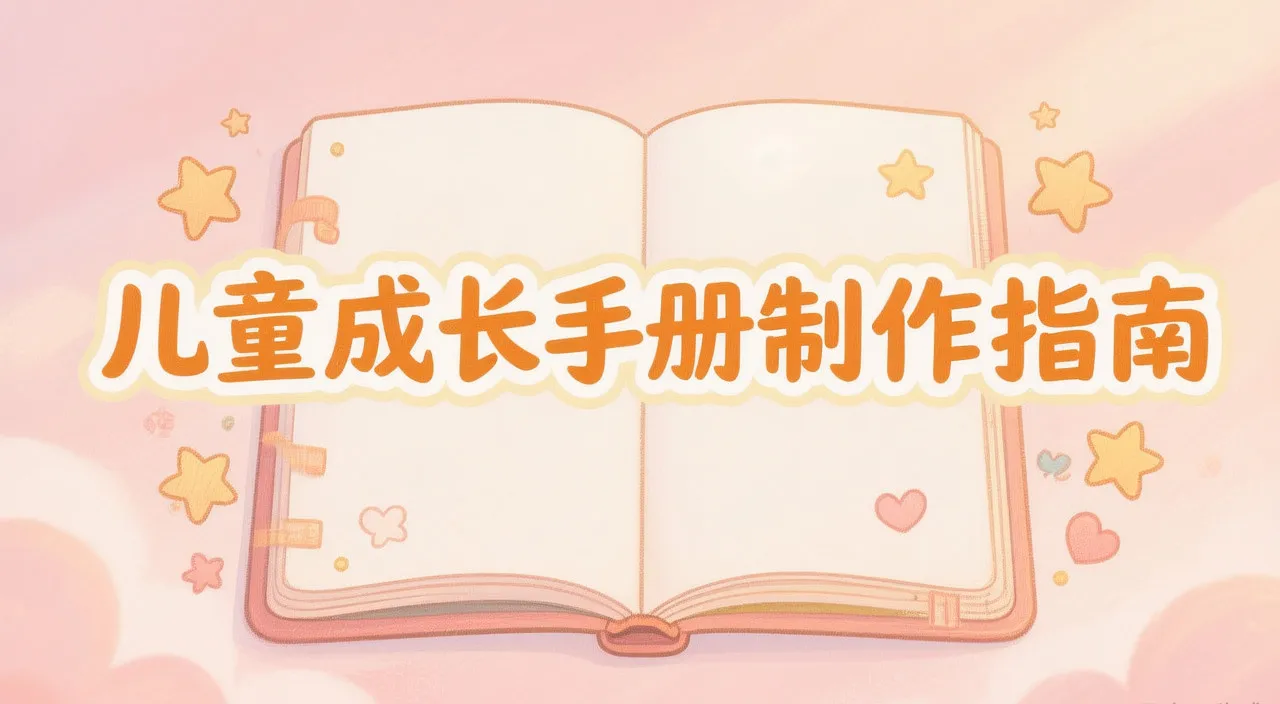 儿童成长手册制作指南：从整理到成书，打造专属的成长回忆录