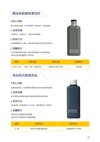 汽车养护冷却液产品画册制作 - 第21页