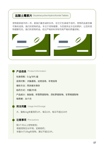 宠物应急药宠物专用药产品画册制作 - 第7页