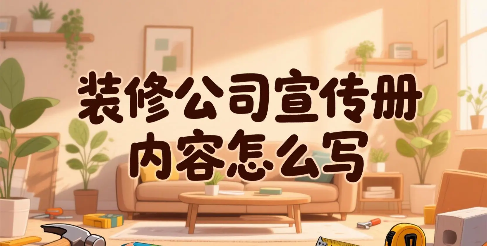 装修公司宣传册内容封面图