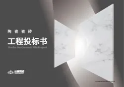 科技风瓷砖行业投标企业宣传册