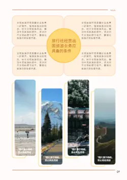 城市景区旅游文明公约手册设计 - 第7页