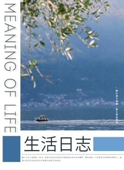 学生成长记录生活日志画册