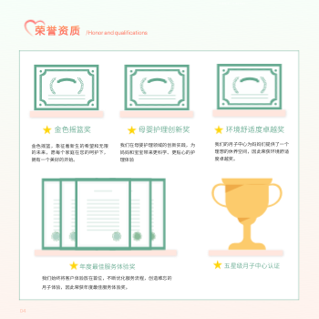 孕产服务月子中心方版画册模板 - 第4页