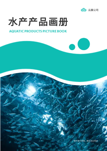海鲜水产干货礼盒产品画册