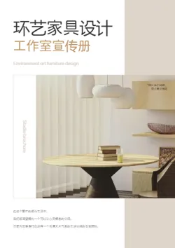 环艺家具设计工作室宣传册制作