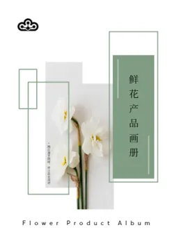 节日鲜花礼物花艺产品画册
