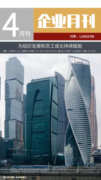 商务大气企业文化期刊画册