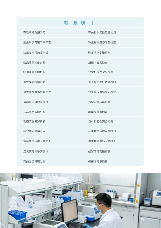 药品检测第三方检测公司画册设计 - 第15页