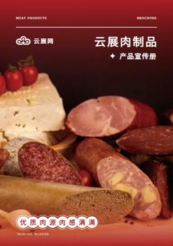 熟食肉制品速食产品宣传册