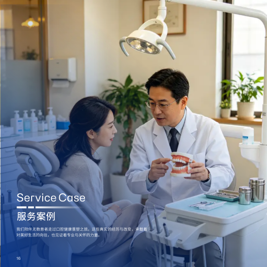 专业口腔诊所口腔医院方版画册模板 - 第16页