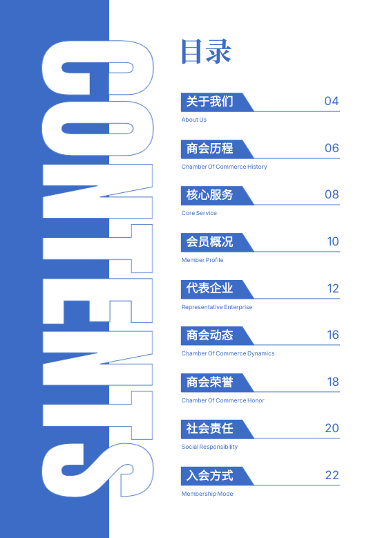 商务商业组织地方商会宣传册模板 - 第3页