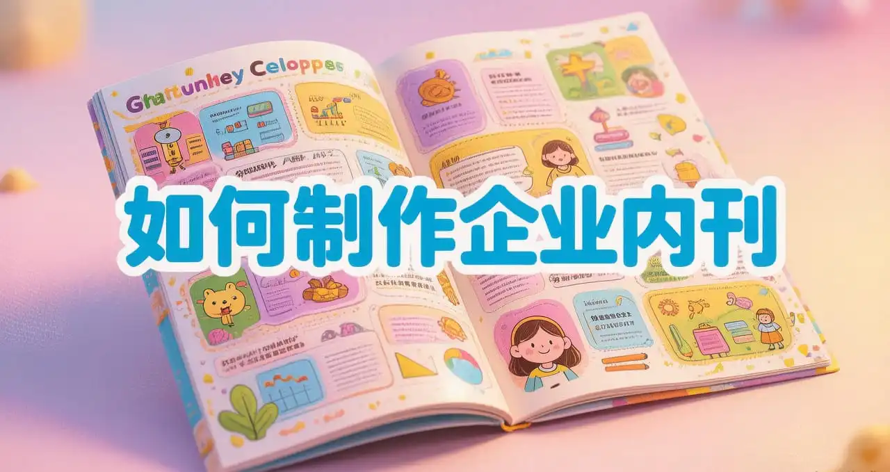 如何制作企业内刊封面图