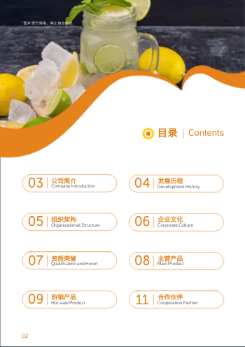 果汁品牌代理饮料公司画册制作 - 第2页