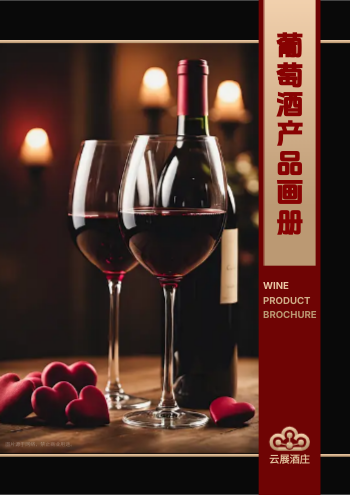 精酿红酒葡萄酒产品画册