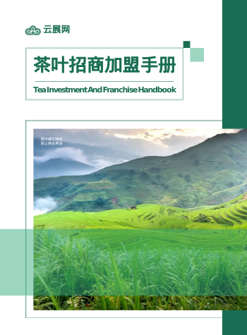 茶叶店茶叶品牌招商画册