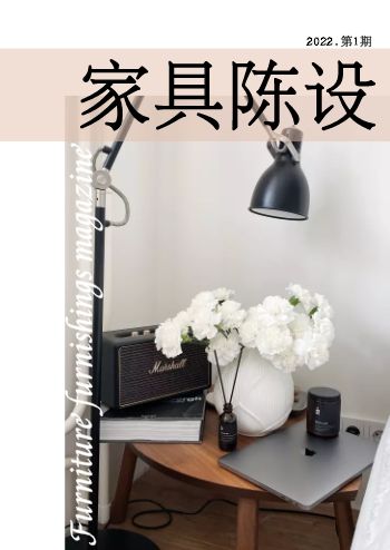 简约家具陈设期刊制作 - 封面预览