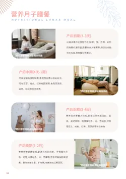 月子会所孕产妇套房套餐产品画册模板 - 第6页