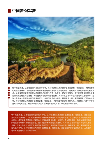 部队党建军队制度学习宣传册制作 - 第10页