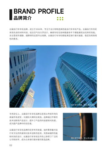 自行车车轮胎产品画册模板 - 第2页