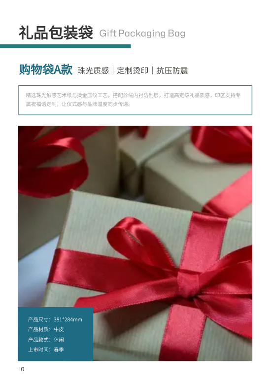简约包装袋礼品袋产品目录册制作 - 第10页