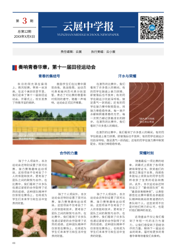 中小学学校校园生活报模板 - 封面预览
